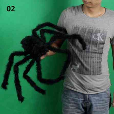 Паук на Хэллоуин декоративный 75см черный Киев