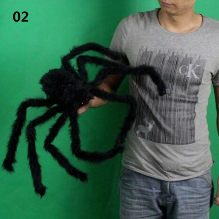 Паук на Хэллоуин декоративный 75см черный Киев - изображение 2