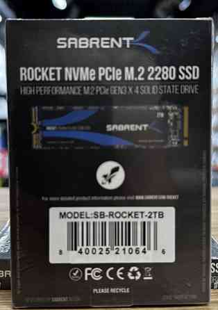 Жёсткий диск: Sab rent Rocket SSD 2 ТБ М.2 2280 PCle 3.0 HVMe. Киев