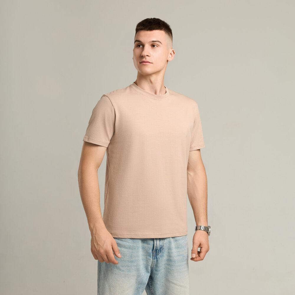 Мужская футболка бежевая Pobedov Peremoga Киев - изображение 1