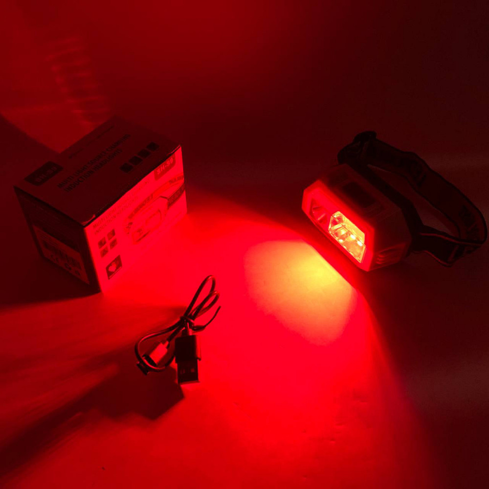 Ліхтарик налобний світлодіодний надпотужний, Led headlamp налобний ліхтар, Ліхтар на лоб потужний HJ-82 Львів - фото 10