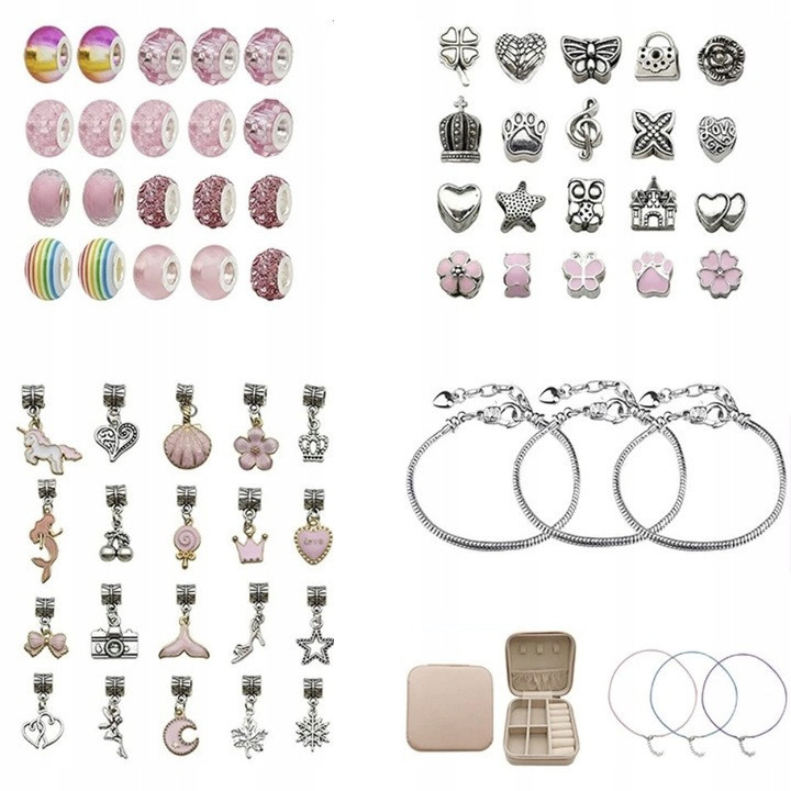 Детский набор для изготовления браслетов 69 элементов в футляре Kruzzel (22893) Нововолынск - изображение 4