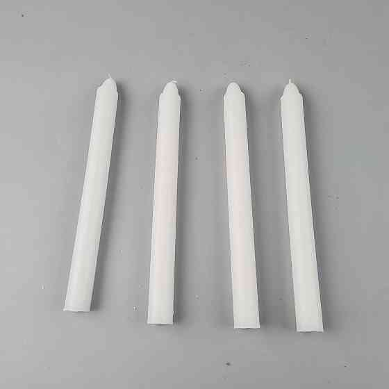 Свеча хозяйственная 24см Ø2см парафиновая белая (10 шт) Харьков