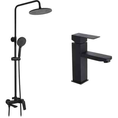 Душовий гарнітур Kroner Graz-SCH063 + змішувач Edelstahl Kubus-SCH010 (CVS30220) Вінниця