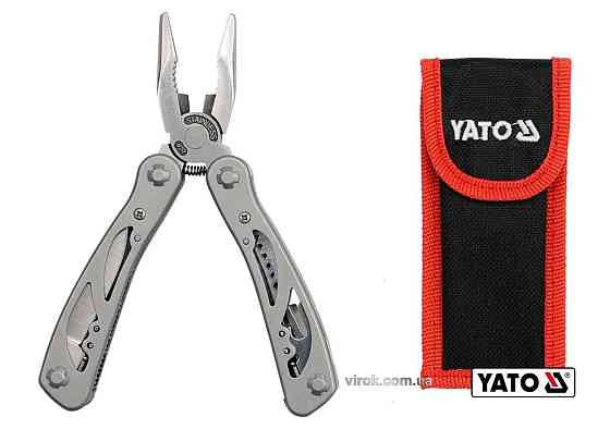Мультитул (Багатофункційний інструмент) YATO : 9 в 1 з нержавіючої сталі [6/36] Одесса