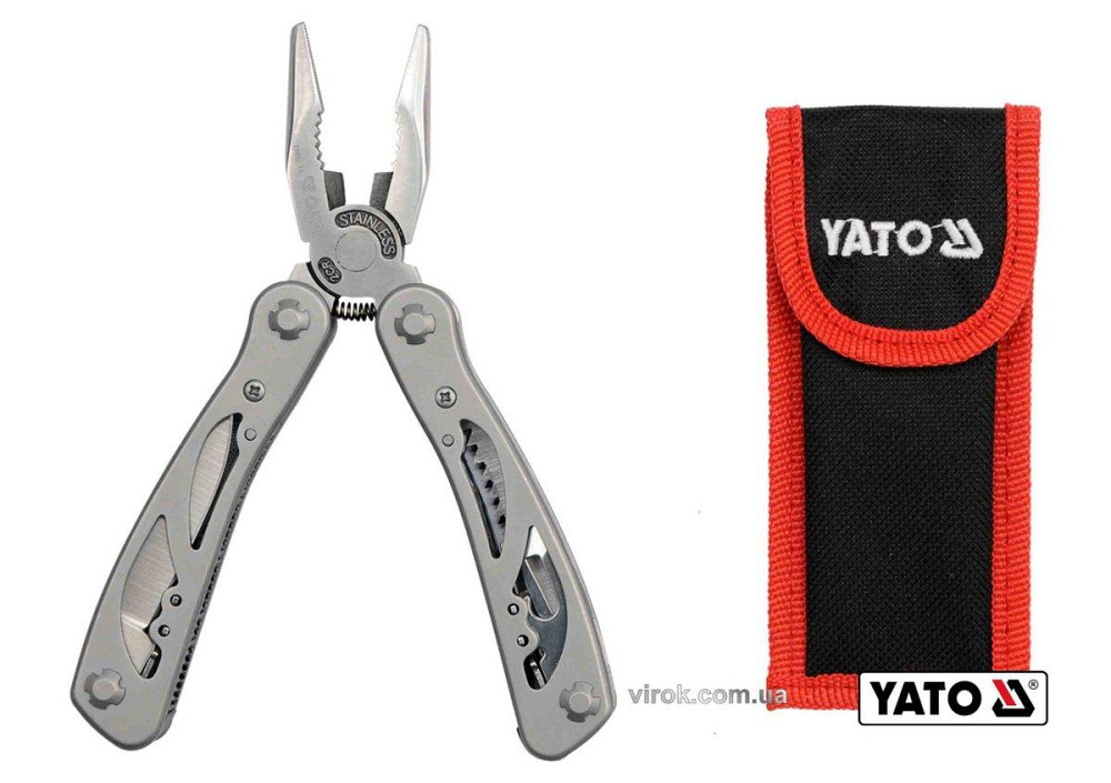 Мультитул (Багатофункційний інструмент) YATO : 9 в 1 з нержавіючої сталі [6/36] Одесса - изображение 1