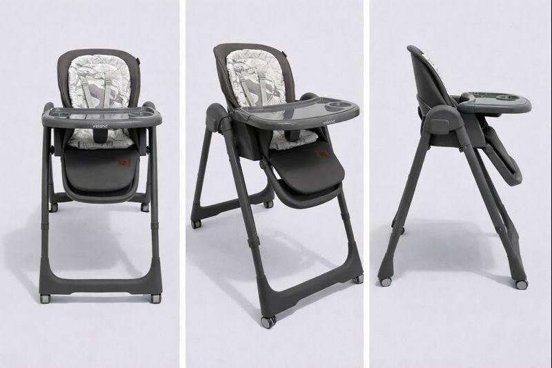 Стул-качалка для кормления ребенка VELANO Nomi black Киев - изображение 1