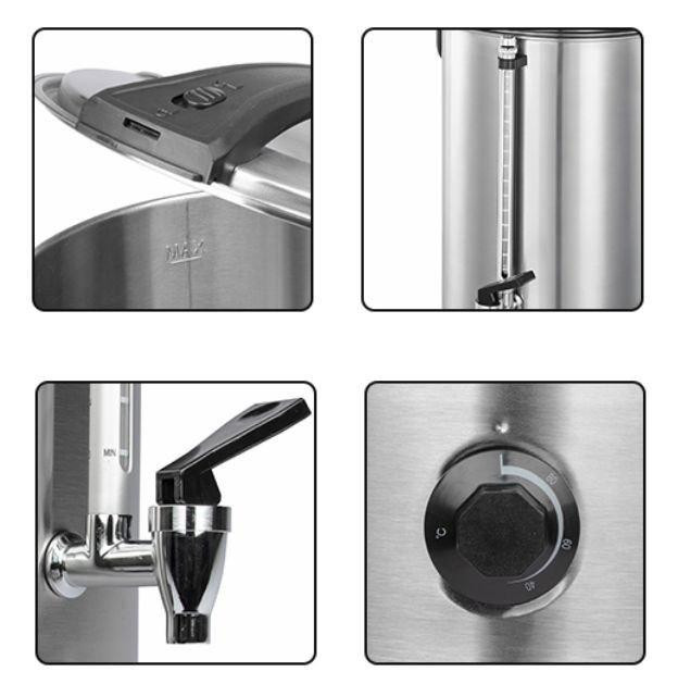 Термопот для горячих напитков 16 литров Profi Cook PC-HGA (1111) Нержавеющая сталь Нововолынск - изображение 5