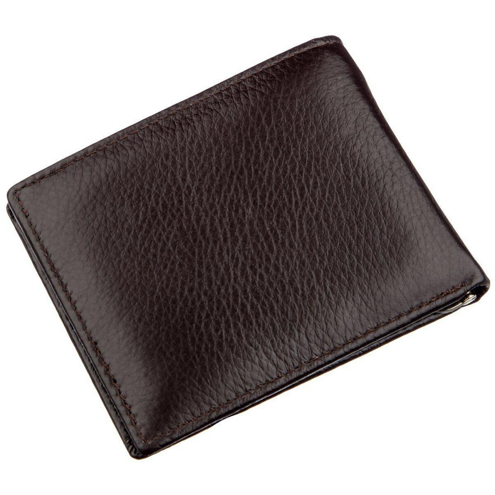 Чоловіче портмоне з Затискачом для купюр Boston 18827 Коричневий Київ - фото 2