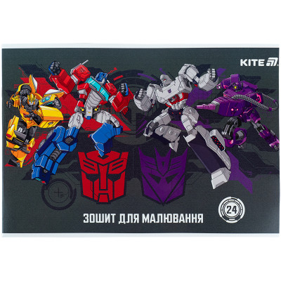 Альбом для малювання Kite Transformers, 24 аркуша (TF25-242) Вінниця - фото 7