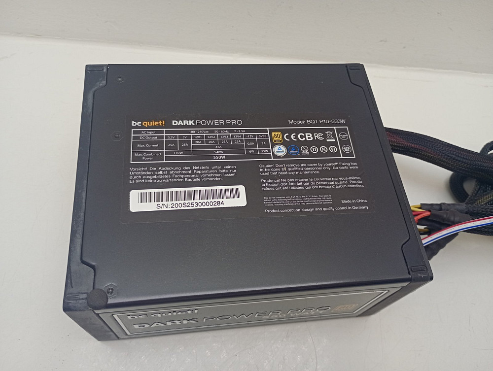 Блок живлення ATX Be Quiet Dark Power PRO 550w модульний (товар вживаний) Луцьк - фото 6