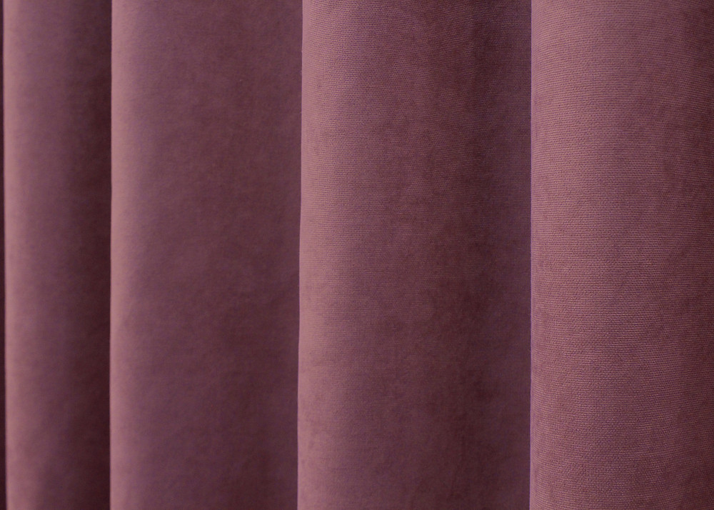 Комплект готових штор VR-Textil Мікровелюр Petek № 1490ш Пурпурний 100х270 см 2 шт (31-0034) Київ - фото 7