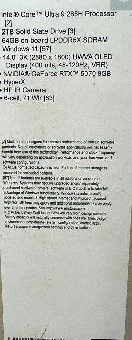 Ноутбук HP OMEN Transcend 14-fb1002TX (BQ2S4PA) Харьков - изображение 1