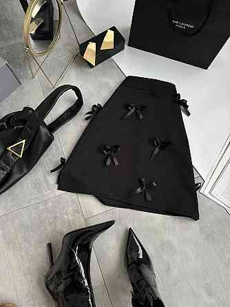 Женская трендовая юбка с бантиками костюмка 44/46 Одесса