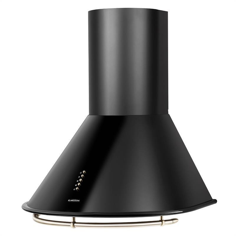 Lumio Primo ретро вытяжка 60см 490 м³/ч Светодиодная подсветка матовая черная (Германия, читать описание) Ровно - изображение 7