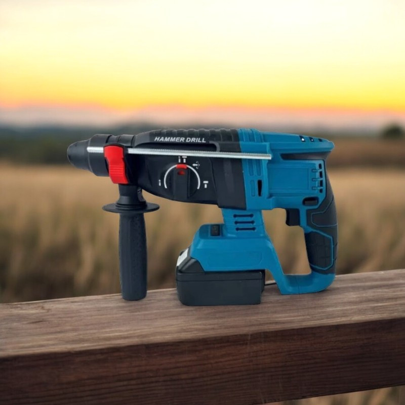 Дрель-перфоратор с 2 акб 48V в кейсе   сила удара 2,5 Дж, 3 Режима работы Одесса - изображение 2