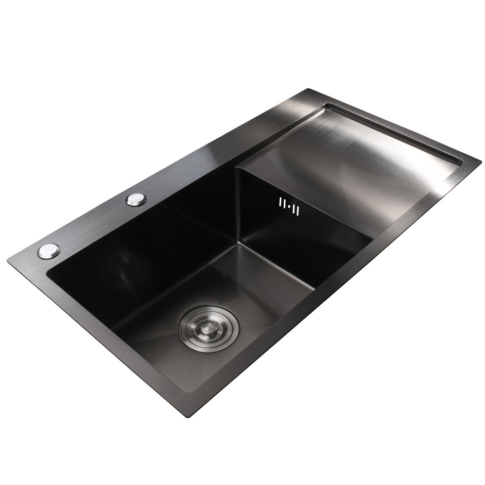 Мийка кухонна 3mm 780х430 Графіт 7843HG Mira (000032100) Київ - фото 6