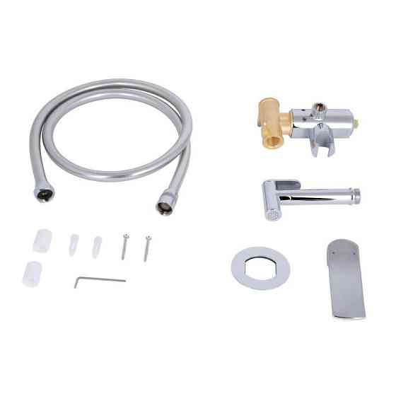 Гигиенический набор со смесителем скрытого монтажа Qtap Slavonice округлый QTSLA262CRM45915 Chrome Киев