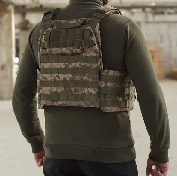 Тактична плитоноска Моллі зі швидким скиданням + підсумки (без плит) Піксель Вінниця - фото 3