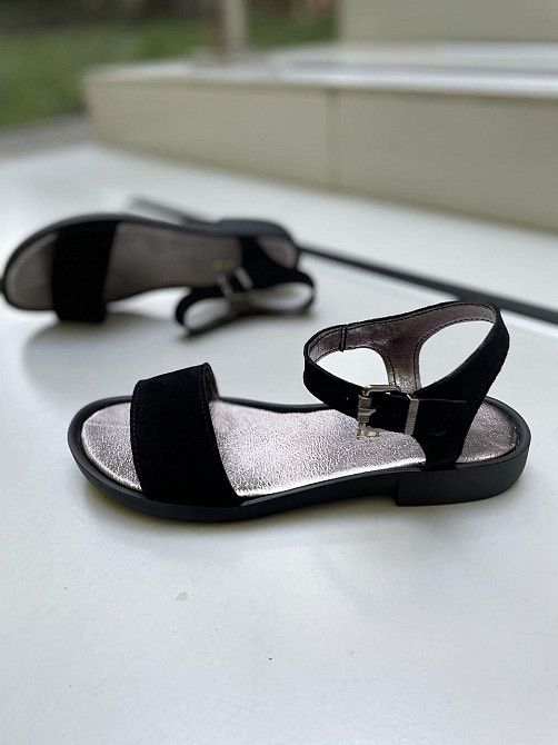 LaDi Босоніжки жіночі LaDi Ника чорні (літо, замша натуральна) (3386) Коломыя - изображение 2