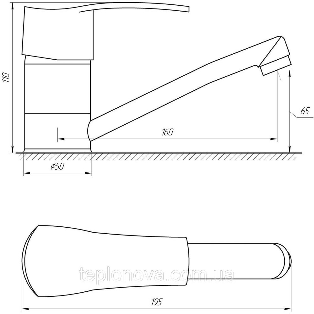 Змішувач для умивальника Globus Lux QUEENSLAND GLQU-203M Чернівці - фото 4