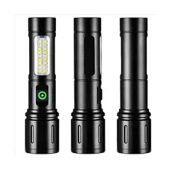 Фонарик ручной BL-603-TG Bailong – светодиодный аккумуляторный фонарь с зумом и режимами свечения Киев - изображение 2