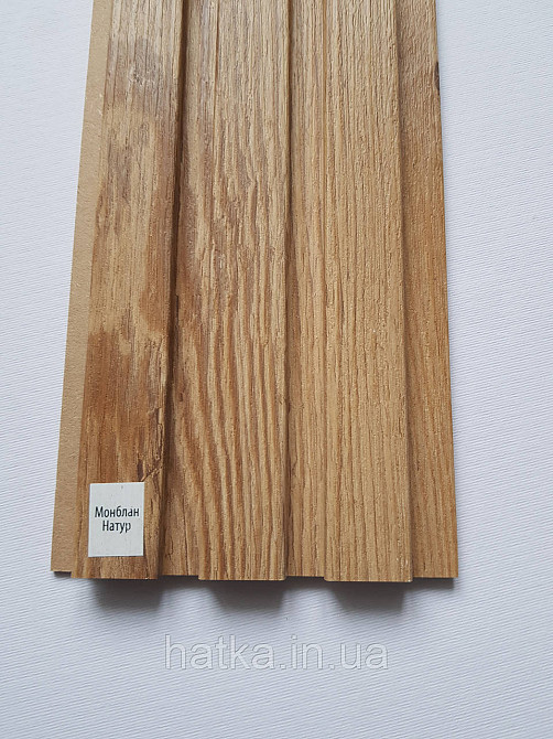 Стінкова ретична панель МДФ 117х12х2800 мм Моблан натура СП12117-6 Київ - фото 2
