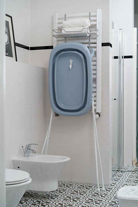 Дитяча складна ванна Foldable Bathtub із термометром Київ - фото 7