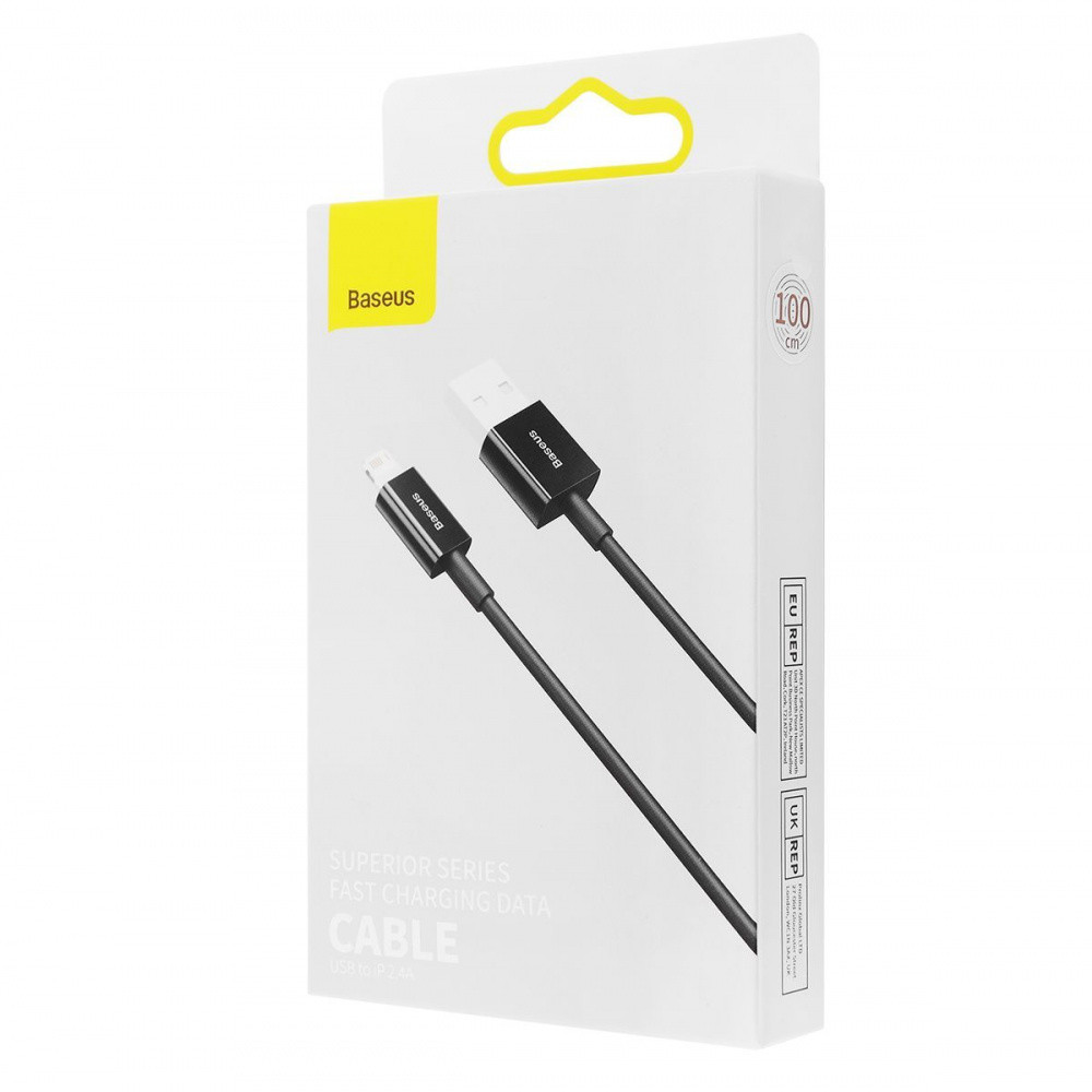 Кабель Baseus Superior Series Fast Charging Lightning 2.4A 1м белый Львов - изображение 2