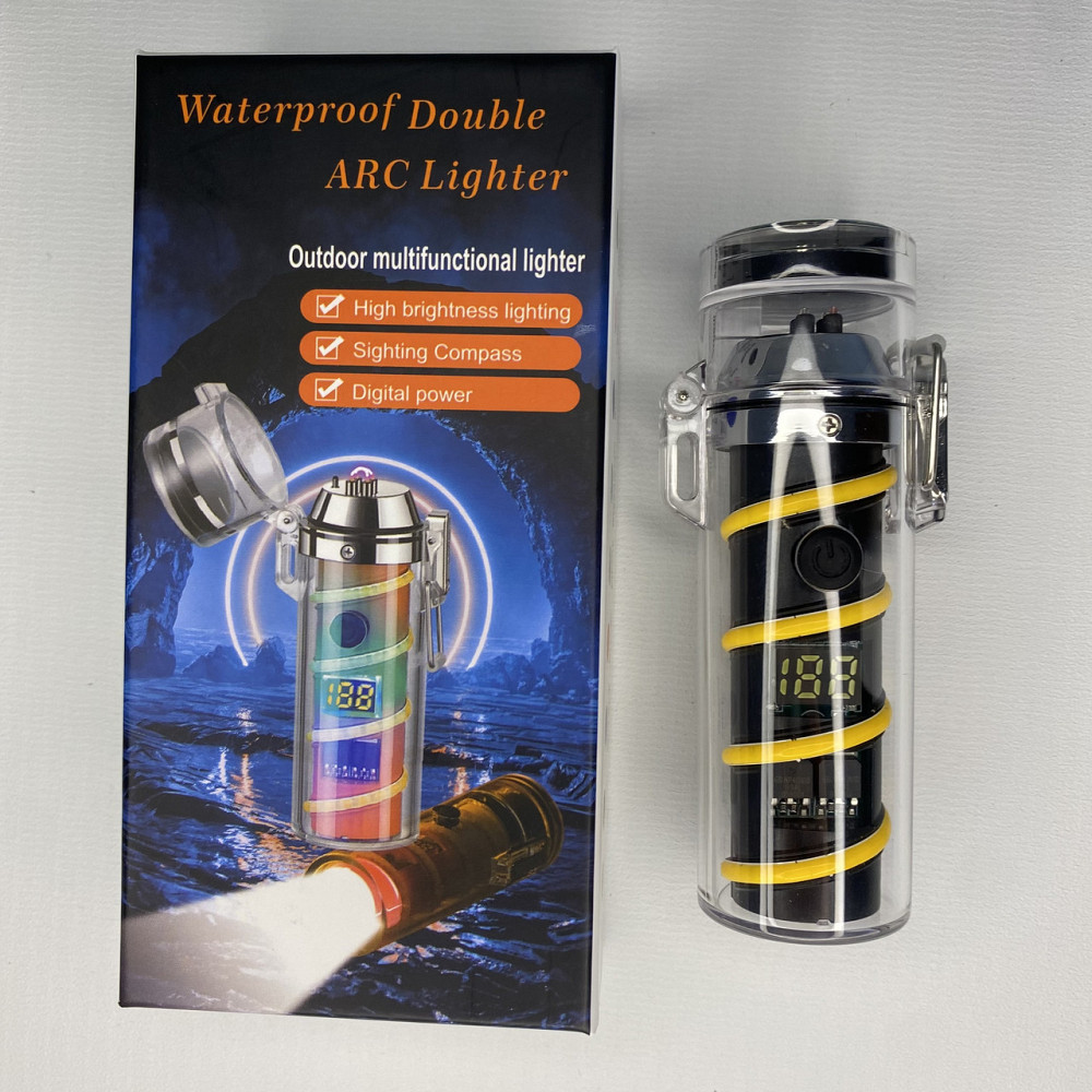 Электроflare 229 Электроимпульсная зажигалка: дуговая USB зажигалкас Фонарем и Ориентиром Одесса - изображение 3