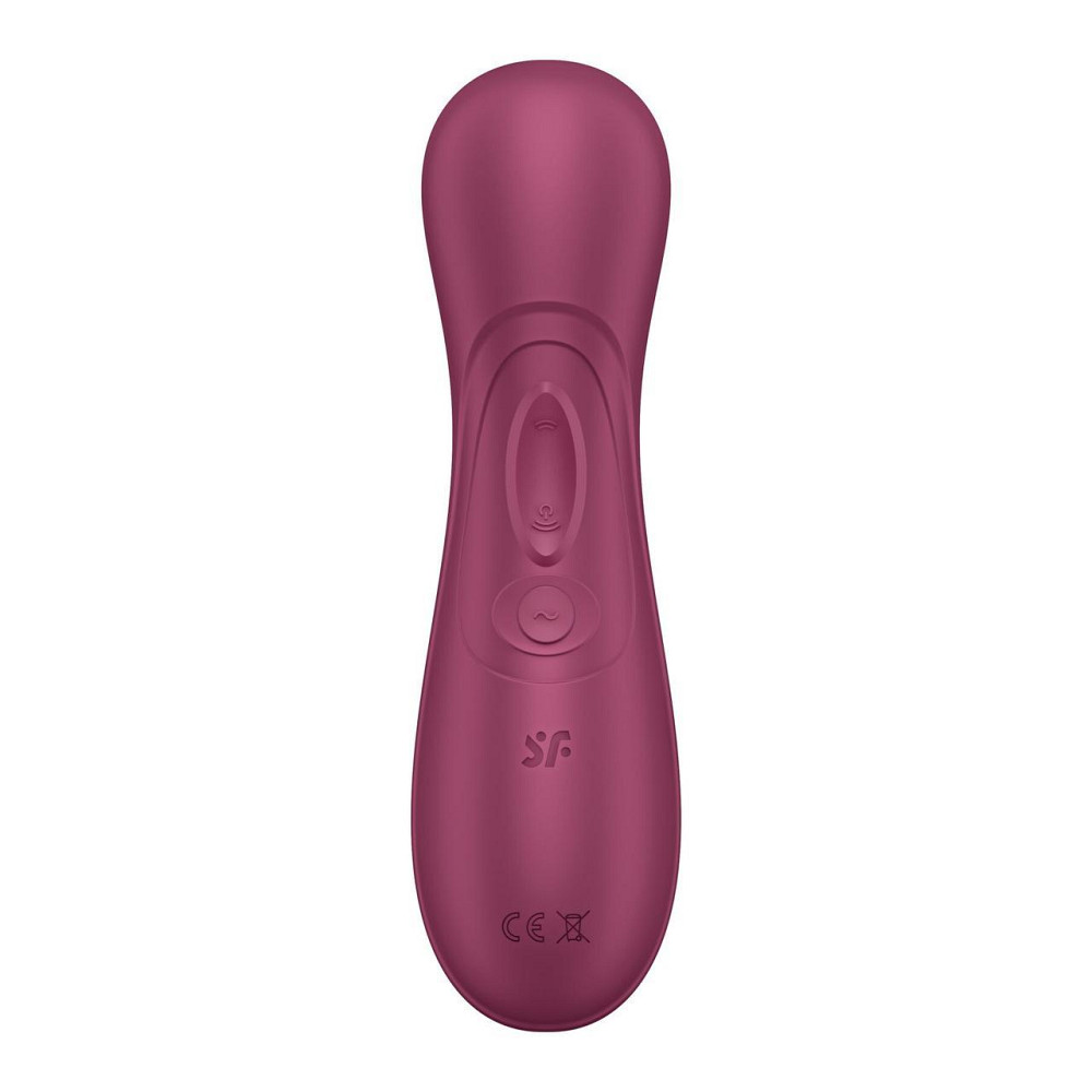 Вакуумний кліторальний стимулятор Satisfyer Pro 2 Generation 3 with Liquid Air Wine Red Sex Aura Київ - фото 5