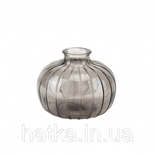 Ваза маленька "Ричі" 9 см Elisey (8911-21) прозора чорна Київ - фото 1