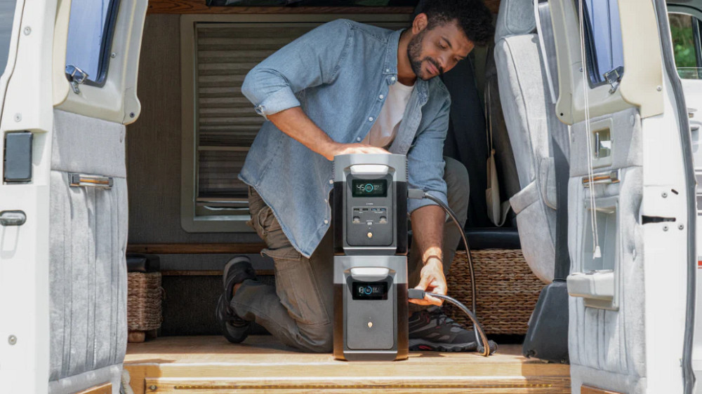 Портативна зарядна станція EcoFlow Delta 2 1024 Вт·год, інвертор, 1800 Вт, LiFePO4 акумулятор, живлення для дому, кемпінгу, офісу Николаев - изображение 8