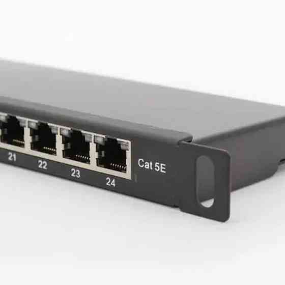 Патч-панель Hypernet 24 порти FTP 0.5U кат. 6е 19" PP-KFSTP6-24-05U Київ