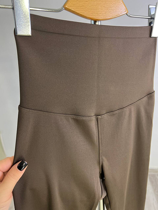 Лосины женские You are peri 1929 широкий пояс утяжка пуш ап коричневые, коричневый, M Киев - изображение 18
