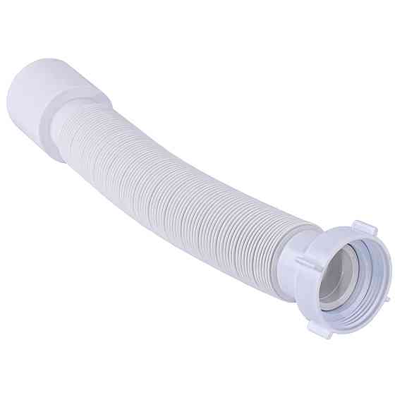 Трубка пластикова гофрована Г0852 40х50 L = 800 мм гайка пластик SOLOPLAST Київ