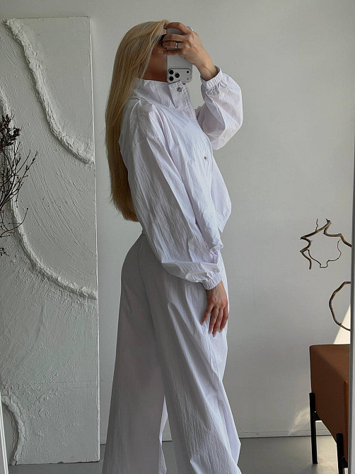 Женский стильный повседневный костюм из плащевки Одесса - изображение 7