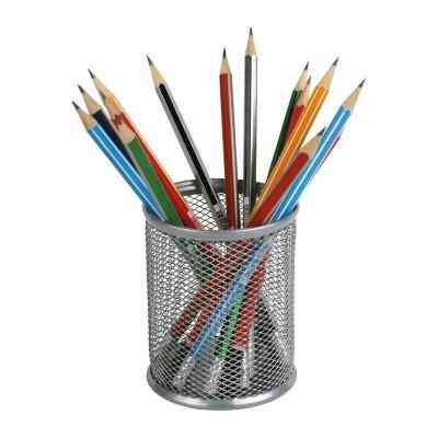 Подставка для ручек Axent round 80х80х100мм, wire mesh, silver (2110-03-A) Винница