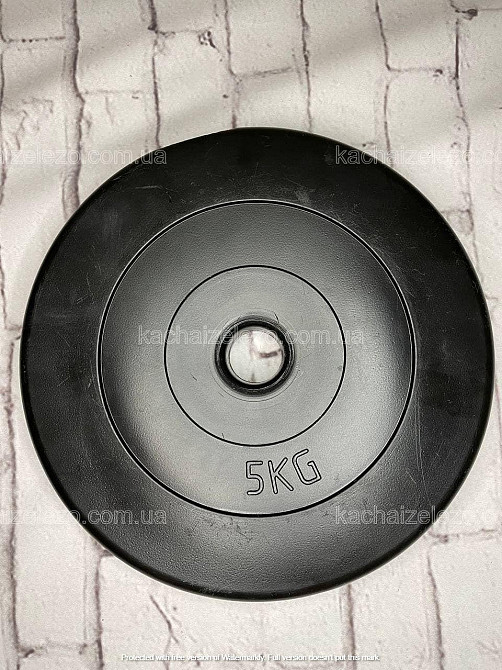 Штанга W-образная + гантели 60 кг с покрытием Гантели, гири, штанги и диски ударостойкий пластик Киев - изображение 7