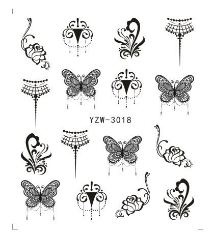 Наклейки для нігтів YZW-3018 Київ - фото 1