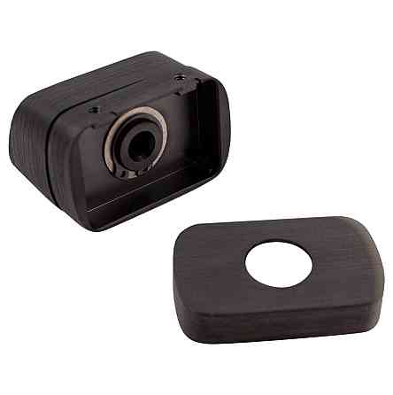 Дверна накладка під WC M&T Minimal2.0 148510 Cr-K чорний брошований Київ