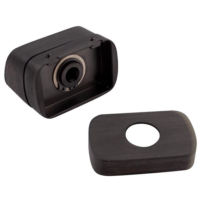 Дверна накладка під WC M&T Minimal2.0 148510 Cr-K чорний брошований Київ - фото 3