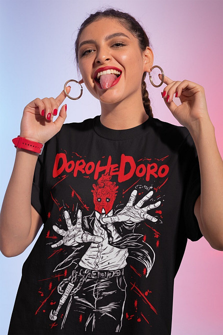 Футболка мужская аниме Дорохедоро Аниме Хеавй Фанс оверсайз (S/M/L) Черний AnimeJ0502 Днепр - изображение 1