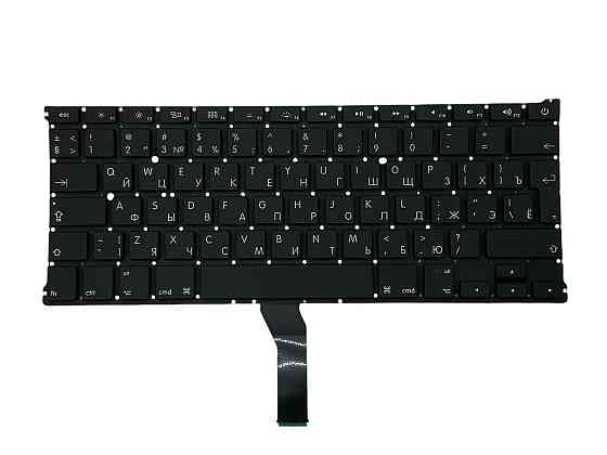 Клавиатура для ноутбука Apple MacBook Air 2011+ (A1369) с подсветкой (Light), Black, (No Frame), RU (вертикальный энтер) Винница