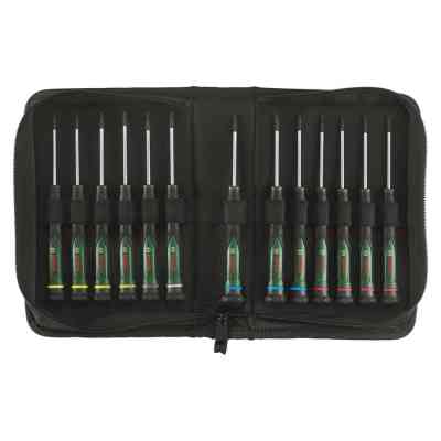 Набор отверток Bosch прецизионная 13шт, SL, PH, TX, HEX, сталь CrV (1.600.A02.Z9N) Винница