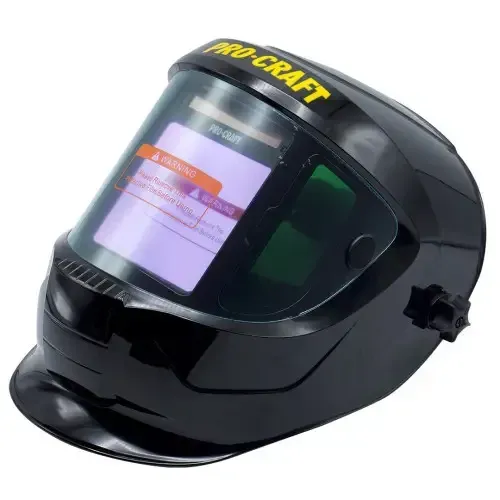 Маска зварювальна Procraft SHP1000 з автоматикою 4 сенсори з швидким затемненням з широким оглядом 100×97 мм маска хамелеон Львів - фото 9