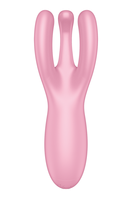 Гибкий смарт вибратор Satisfyer Threesome 4 Connect App розовый Sex Aura Киев - изображение 5