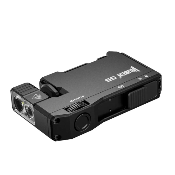 Фонарь брелок Wuben G5 EDC с красным светом + RGB свет Черный Винница