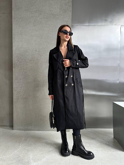 Жіночий трендовий стильний тренч  щільний коттон-парка Одеса - фото 1