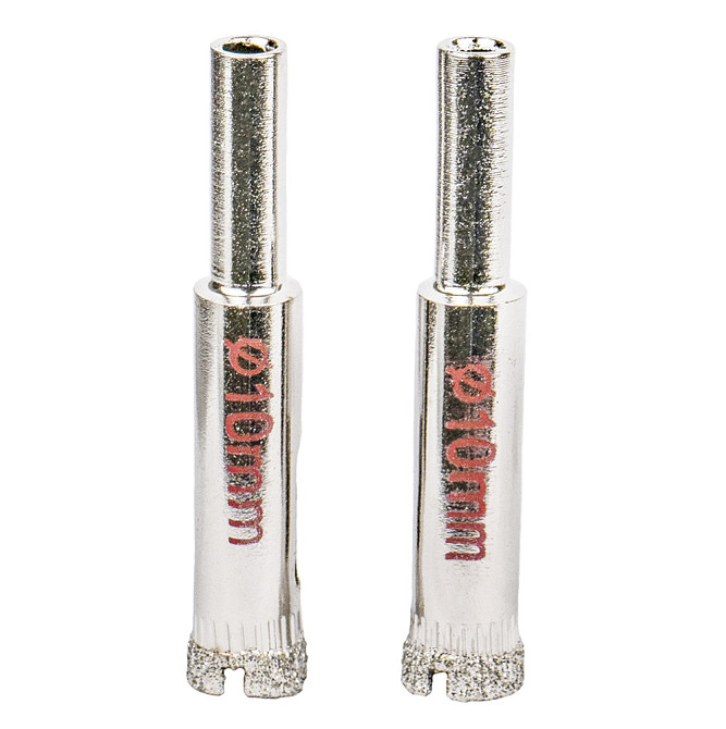 Коронки алмазні кераміки та скла Ø10 мм (КРАТНО 2шт) SIGMA (1541101) Київ - фото 2